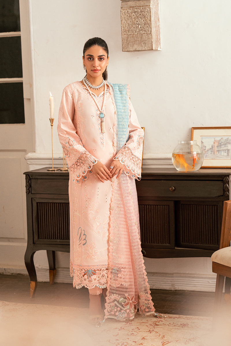 Qalamkar | Luxury Lawn Eid Edit | SB-05 Aleeza by Qalamkar - Designer Dress - Type: Ladies Clothes - Available at Libayah - 100% Original