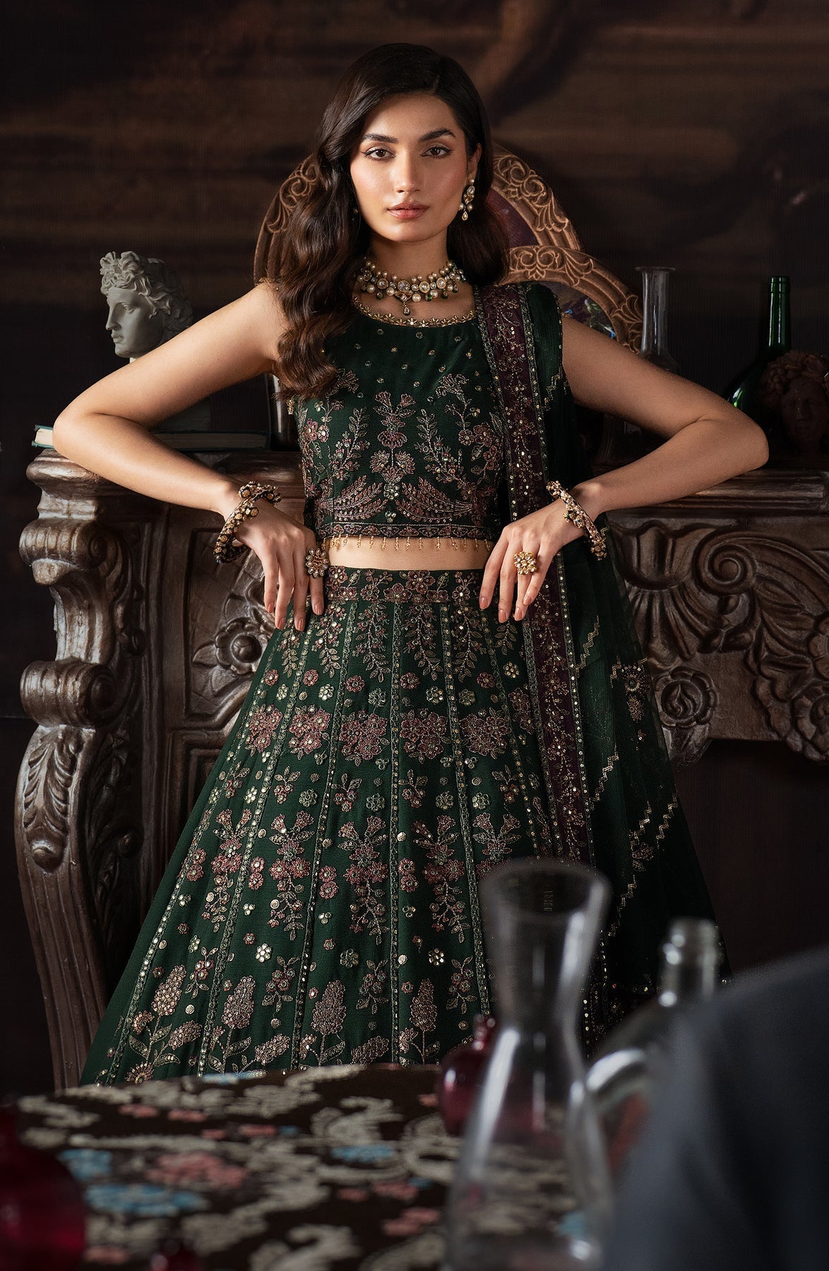 Zarif | Rouge Formals | ZRW 01 ELIZABETH by Zarif - Designer Dress - Type: Formal - Available at Libayah - 100% Original