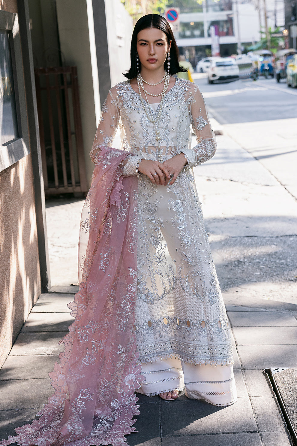 Saad Shaikh | Fleurie Vol 2 | Pearl Wind by Saad Shaikh - Designer Dress - Type: Ladies Clothes - Available at Libayah - 100% Original