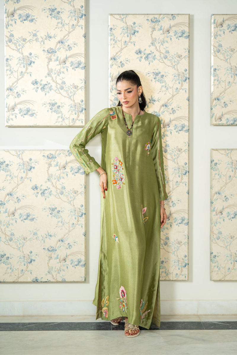 Wahaj M Khan | Lra Eid Collection 26 | Sage SS Lyra KS by Wahaj M Khan - Designer Dress  - Type : Ladies Clothes - Available at Libayah - 100% Original 