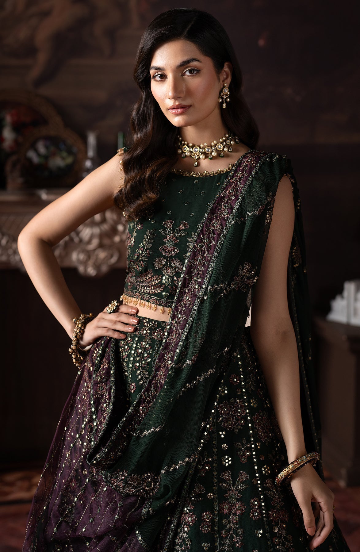 Zarif | Rouge Formals | ZRW 01 ELIZABETH by Zarif - Designer Dress - Type: Formal - Available at Libayah - 100% Original