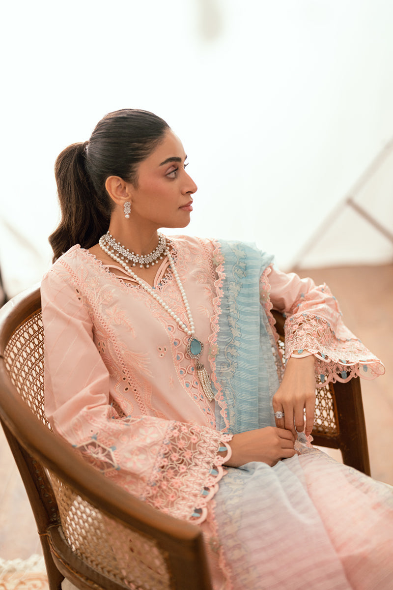 Qalamkar | Luxury Lawn Eid Edit | SB-05 Aleeza by Qalamkar - Designer Dress - Type: Ladies Clothes - Available at Libayah - 100% Original