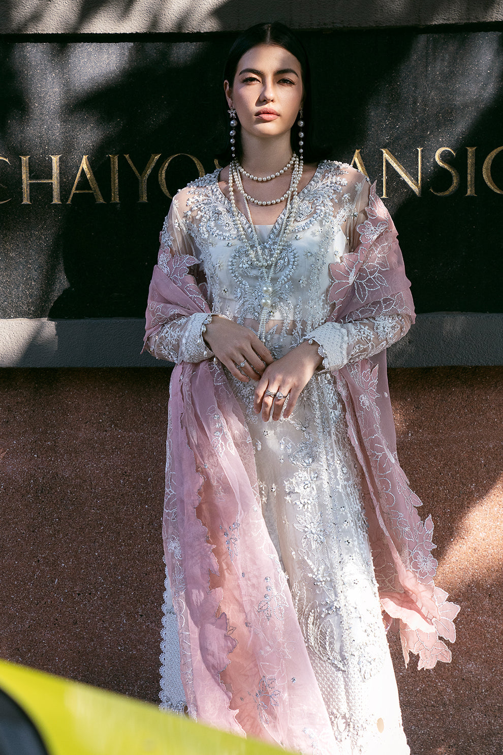 Saad Shaikh | Fleurie Vol 2 | Pearl Wind by Saad Shaikh - Designer Dress - Type: Ladies Clothes - Available at Libayah - 100% Original