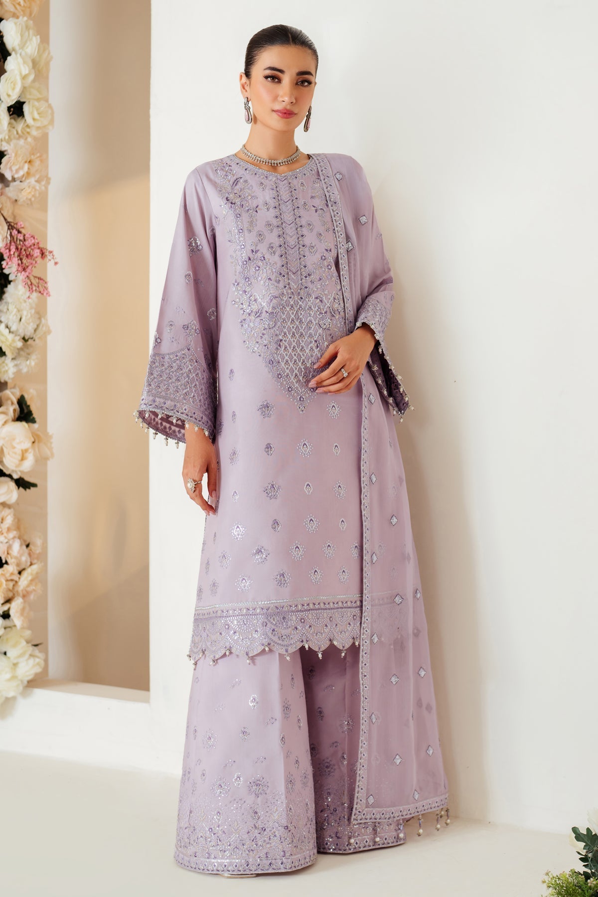 Alizeh | Luxury Raw Silk | AF-RS-02-BERRY by Alizeh - Designer Dress - Type: Ladies Clothes - Available at Libayah - 100% Original
