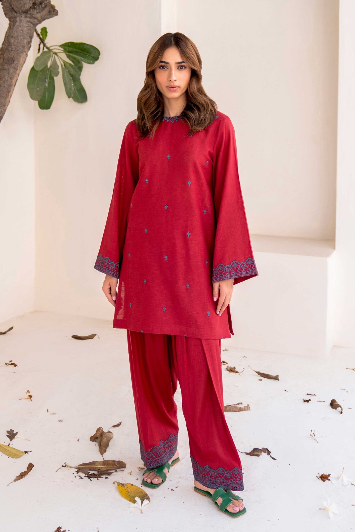 Hana | Khaddar Edit |  Alaz by Hana - Designer Dress - Type: Ladies Clothes - Available at Libayah - 100% Original