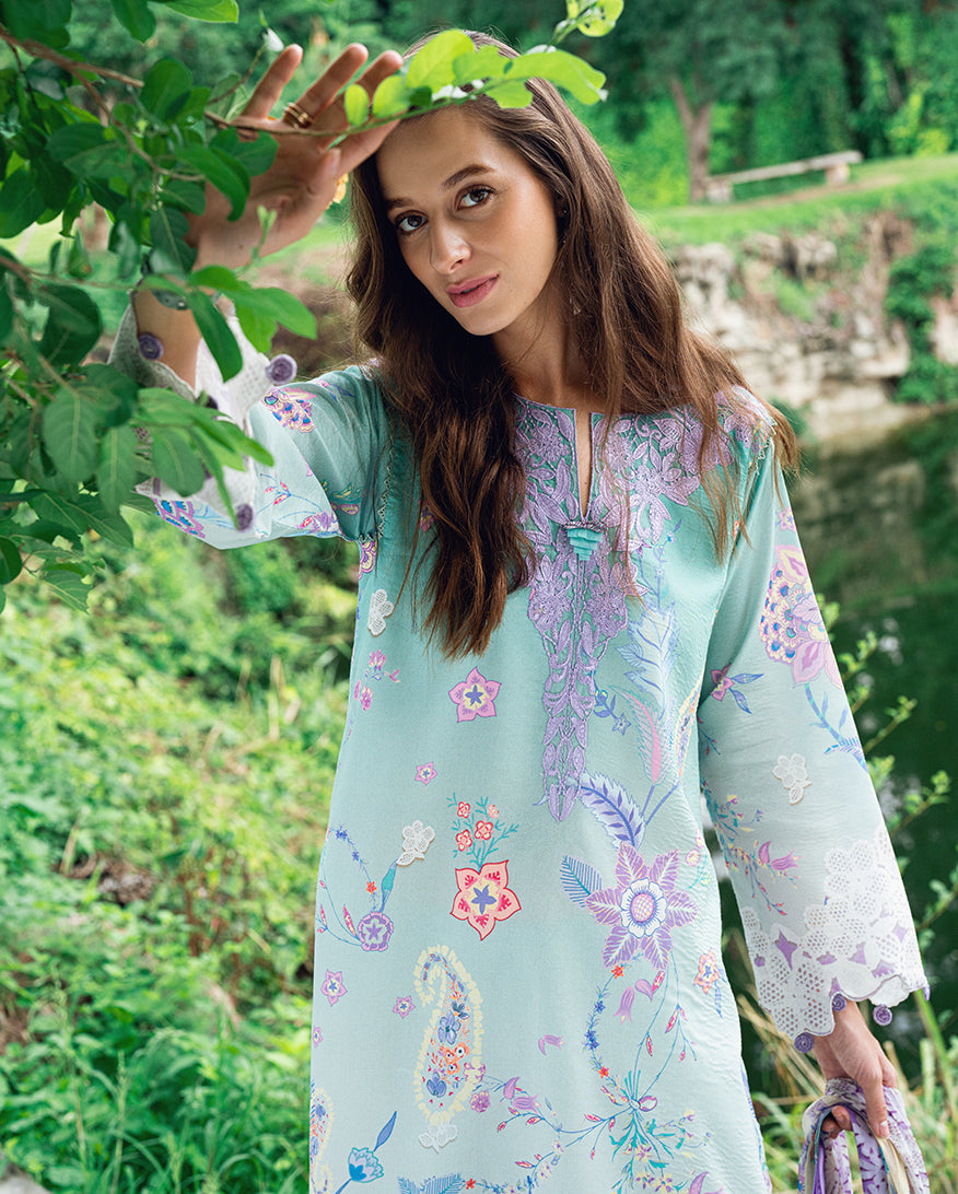 Roheenaz | Garden Veal Printed Lawn 25 | Jazmine Haze. by Roheenaz - Designer Dress - Type: Ladies Clothes - Available at Libayah - 100% Original