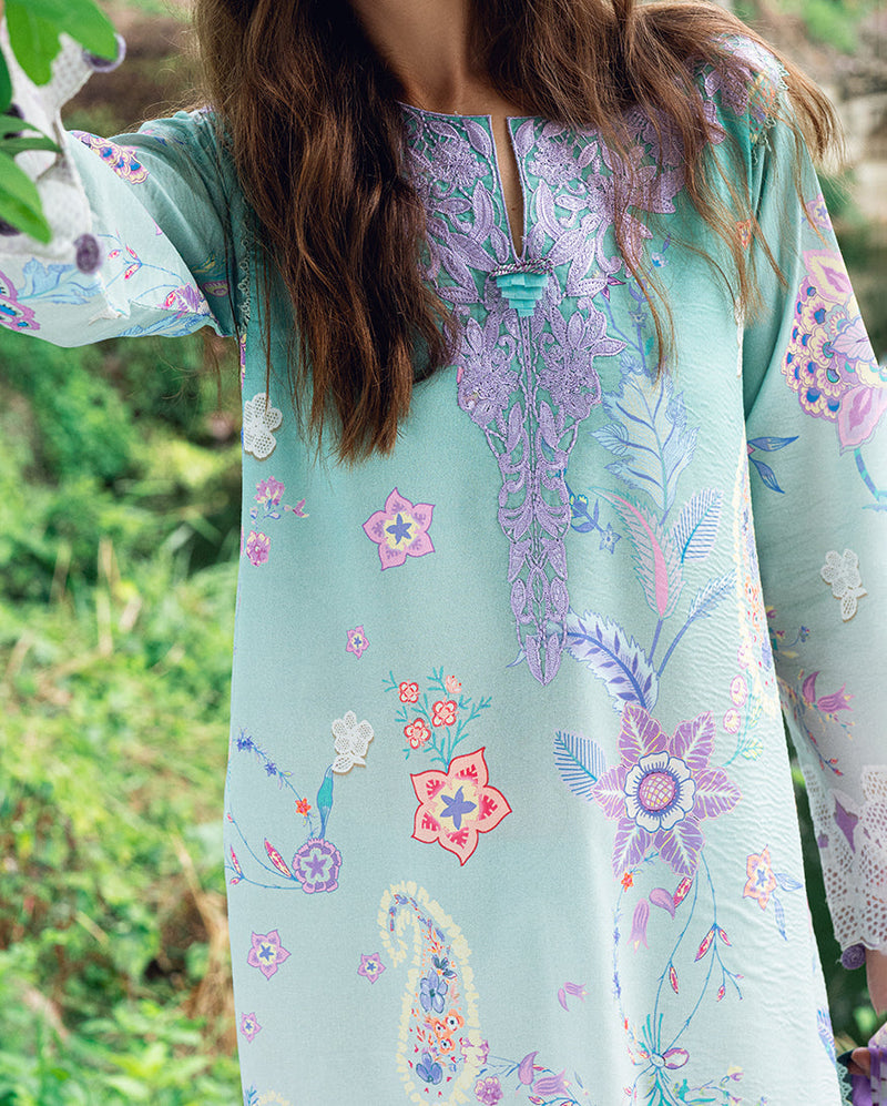 Roheenaz | Garden Veal Printed Lawn 25 | Jazmine Haze. by Roheenaz - Designer Dress - Type: Ladies Clothes - Available at Libayah - 100% Original