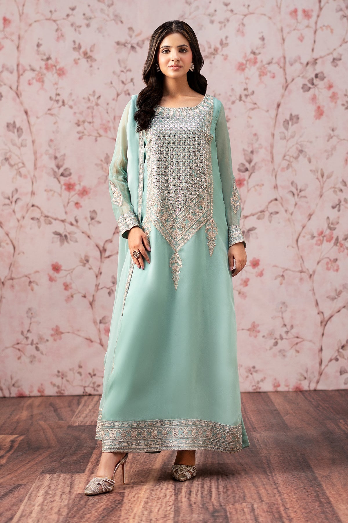 Charizma | Festive Pret | 3-PC Embroidered CMA-6-434 by Charizma - Designer Dress  - Type : Ladies Clothes - Available at Libayah - 100% Original 