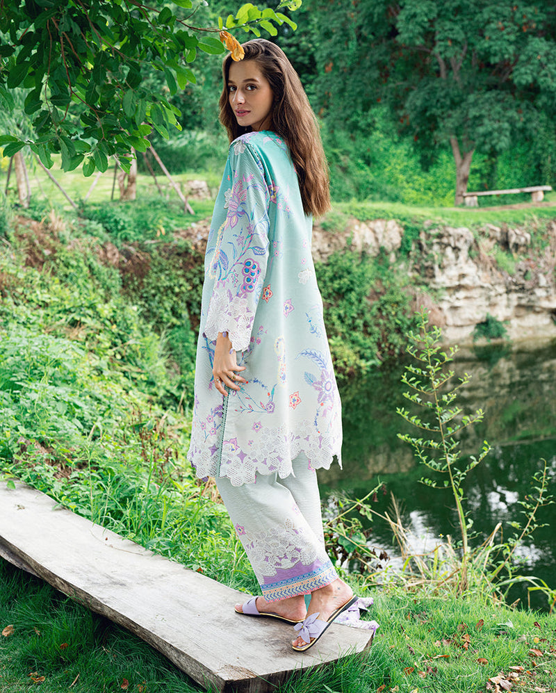 Roheenaz | Garden Veal Printed Lawn 25 | Jazmine Haze. by Roheenaz - Designer Dress - Type: Ladies Clothes - Available at Libayah - 100% Original