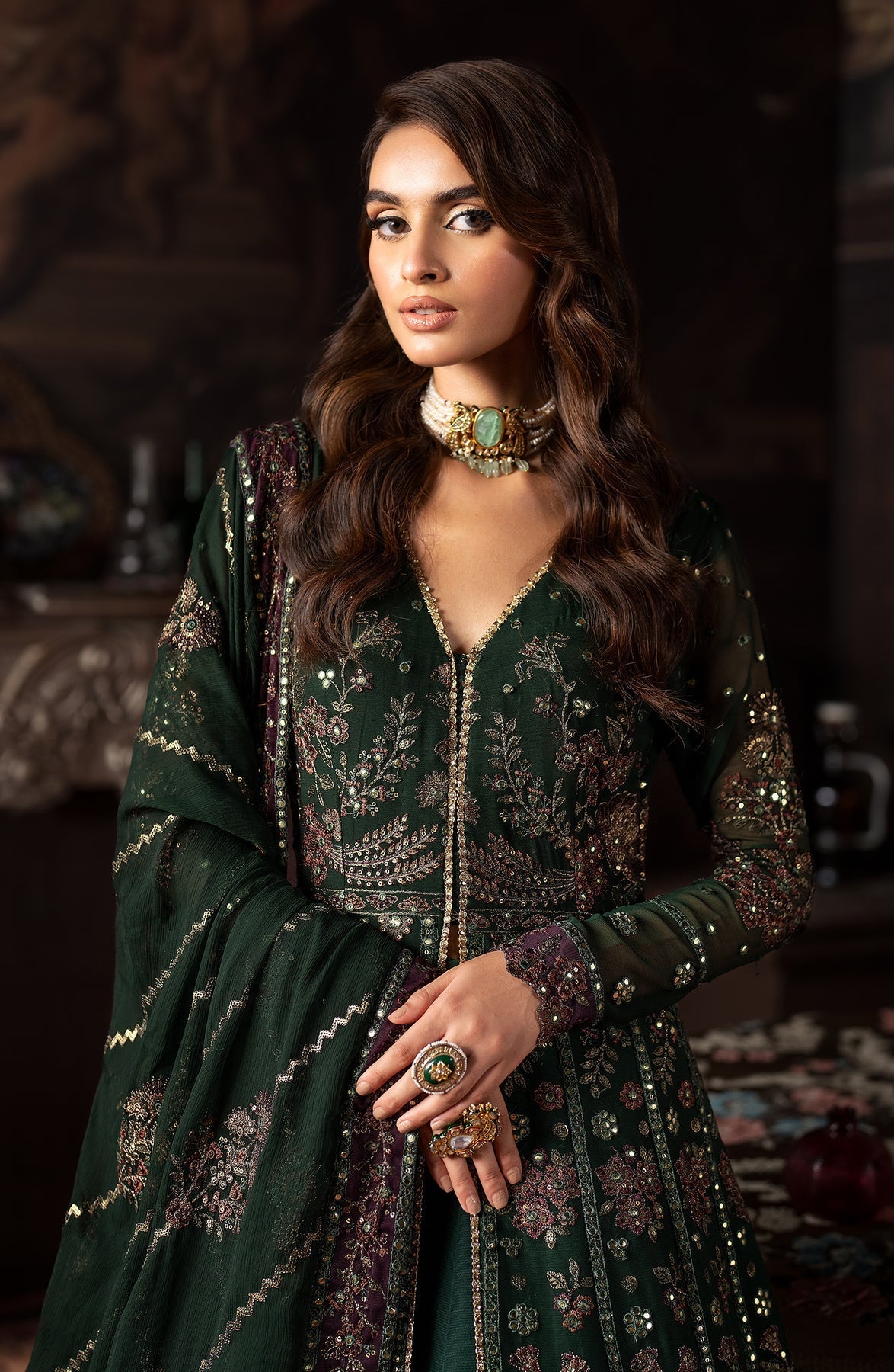 Zarif | Rouge Formals | ZRW 01 ELIZABETH by Zarif - Designer Dress - Type: Formal - Available at Libayah - 100% Original