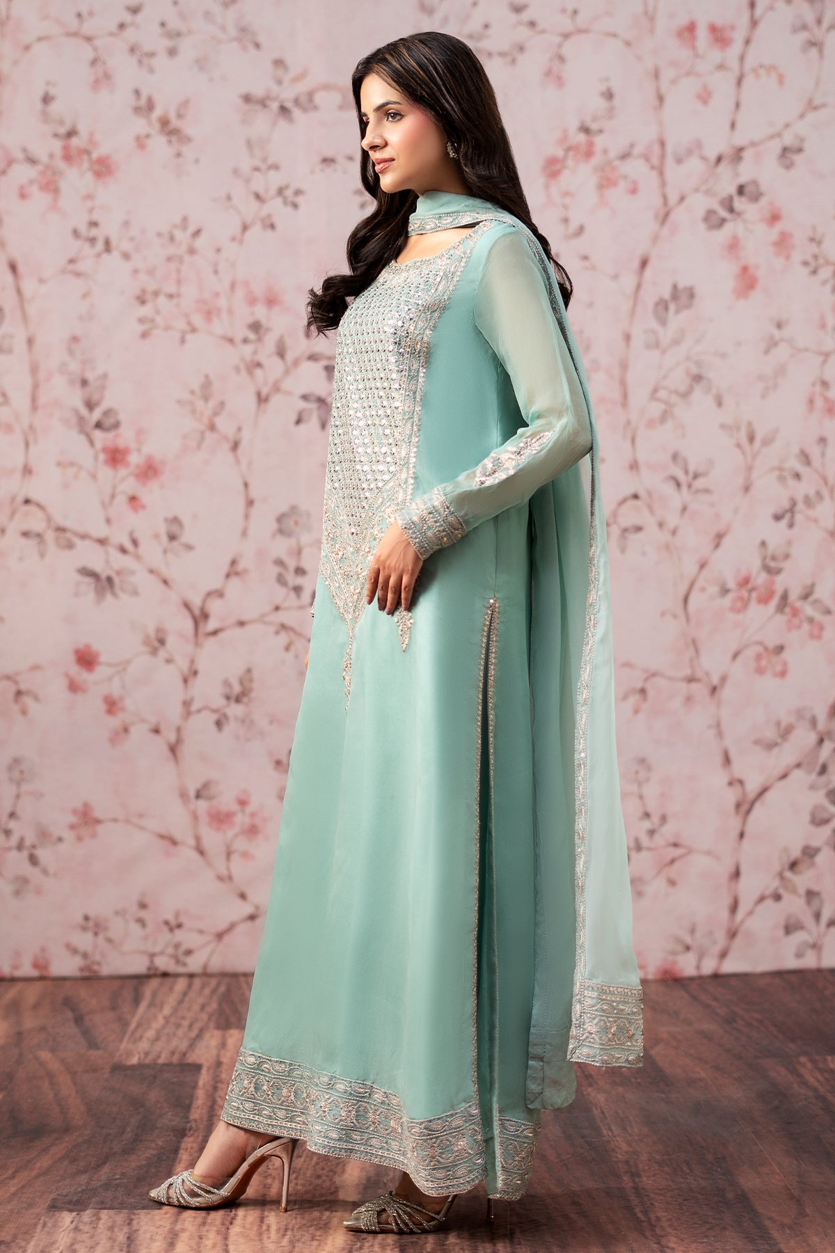 Charizma | Festive Pret | 3-PC Embroidered CMA-6-434 by Charizma - Designer Dress  - Type : Ladies Clothes - Available at Libayah - 100% Original 