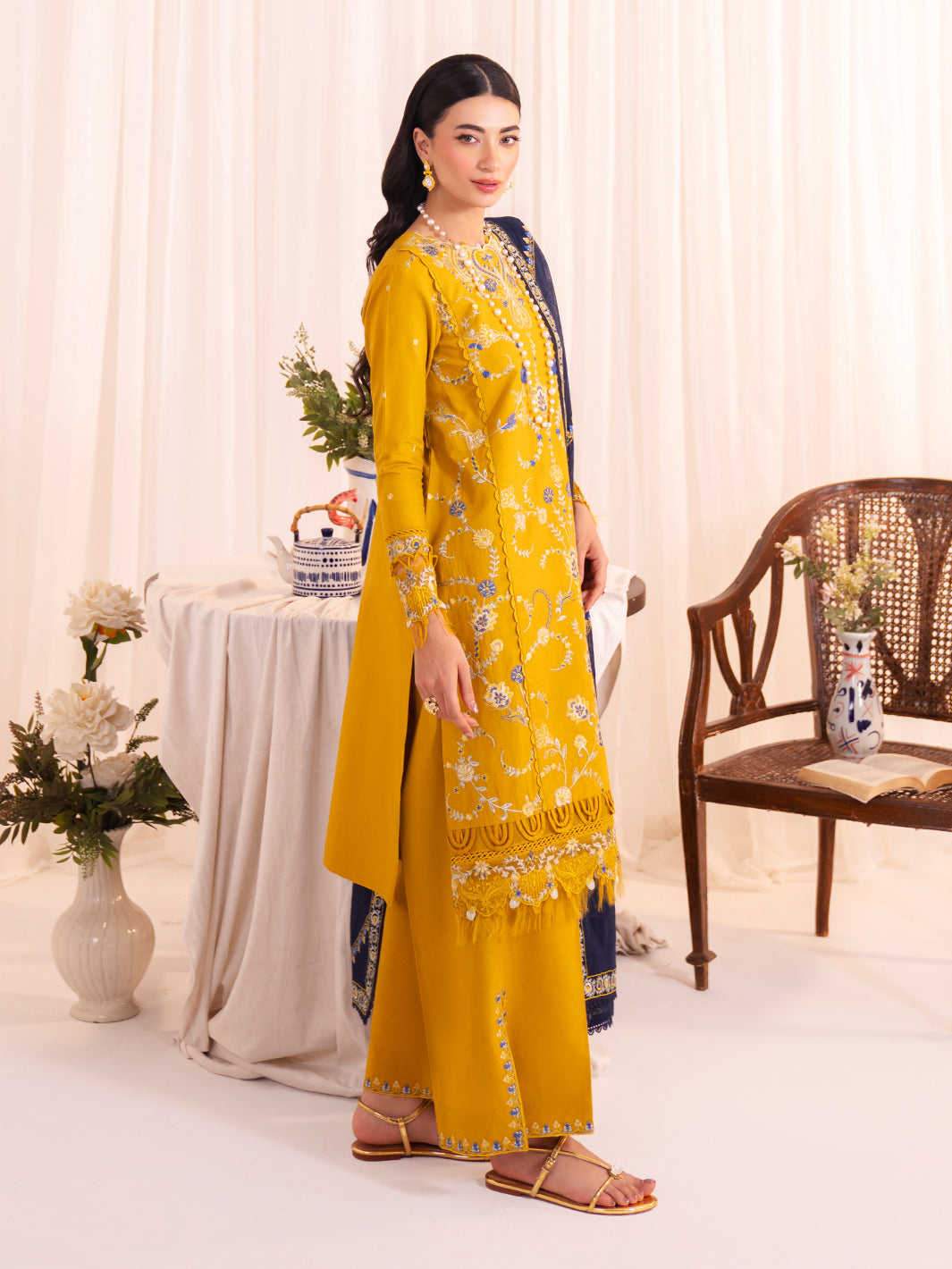 Faiza Faisal | Celine Eid 25 | FREYA by Faiza Faisal - Designer Dress - Type: Ladies Clothes - Available at Libayah - 100% Original