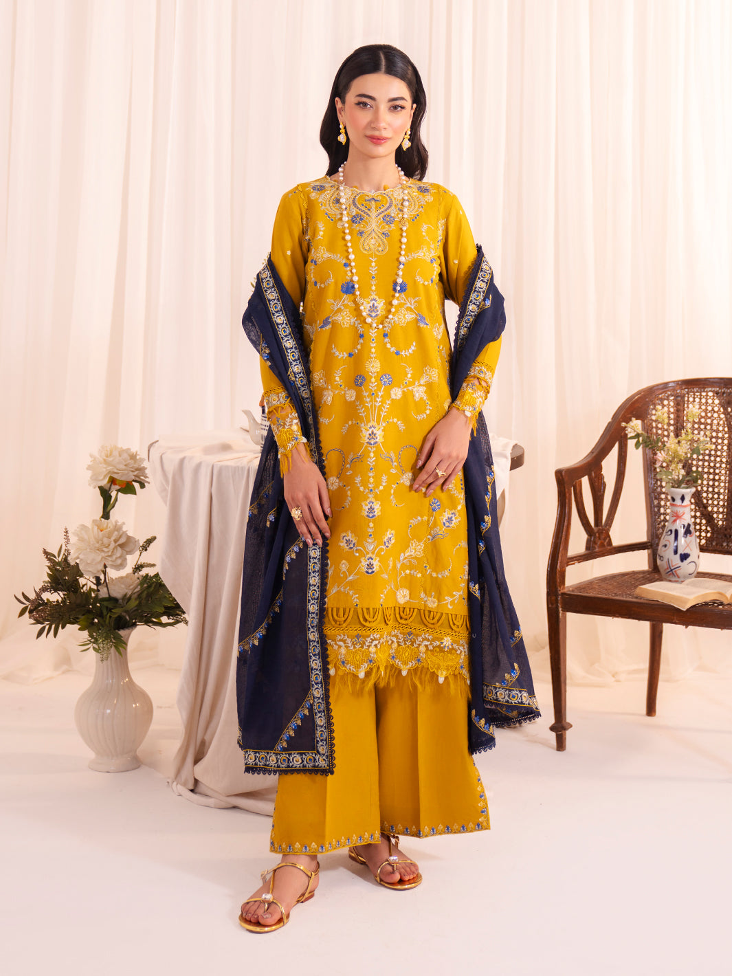 Faiza Faisal | Celine Eid 25 | FREYA by Faiza Faisal - Designer Dress - Type: Ladies Clothes - Available at Libayah - 100% Original