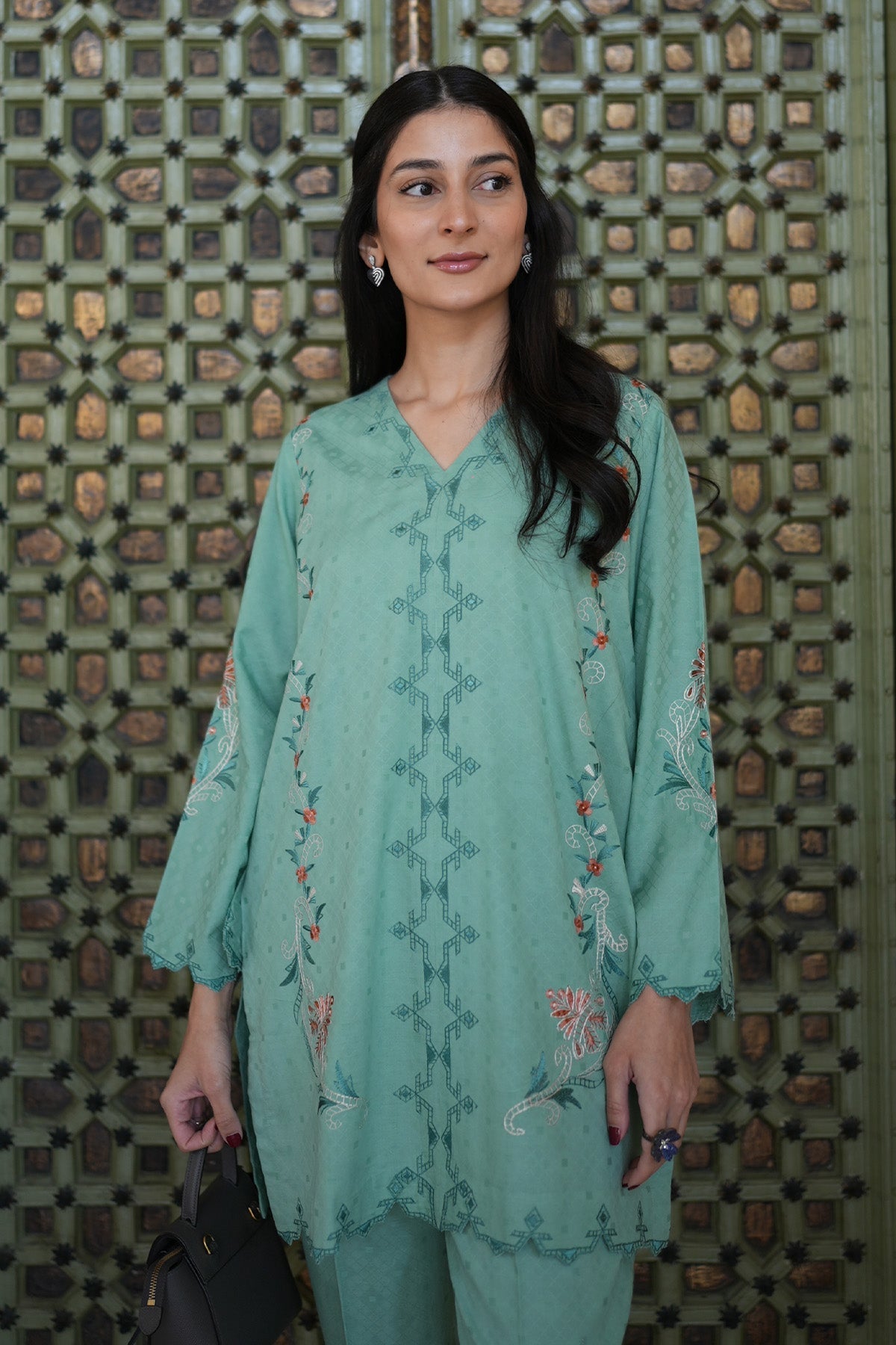 Sahar | Ready to Wear Basics | Teal Oasis by Sahar - Designer Dress - Type: Ladies Clothes - Available at Libayah - 100% Original