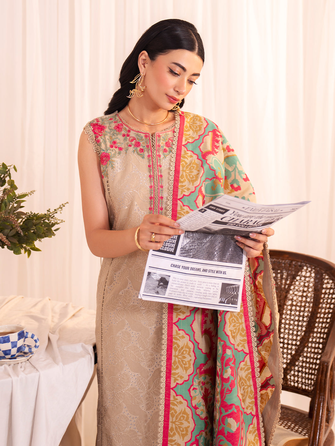 Faiza Faisal | Celine Eid 25 | NEHA by Faiza Faisal - Designer Dress - Type: Ladies Clothes - Available at Libayah - 100% Original