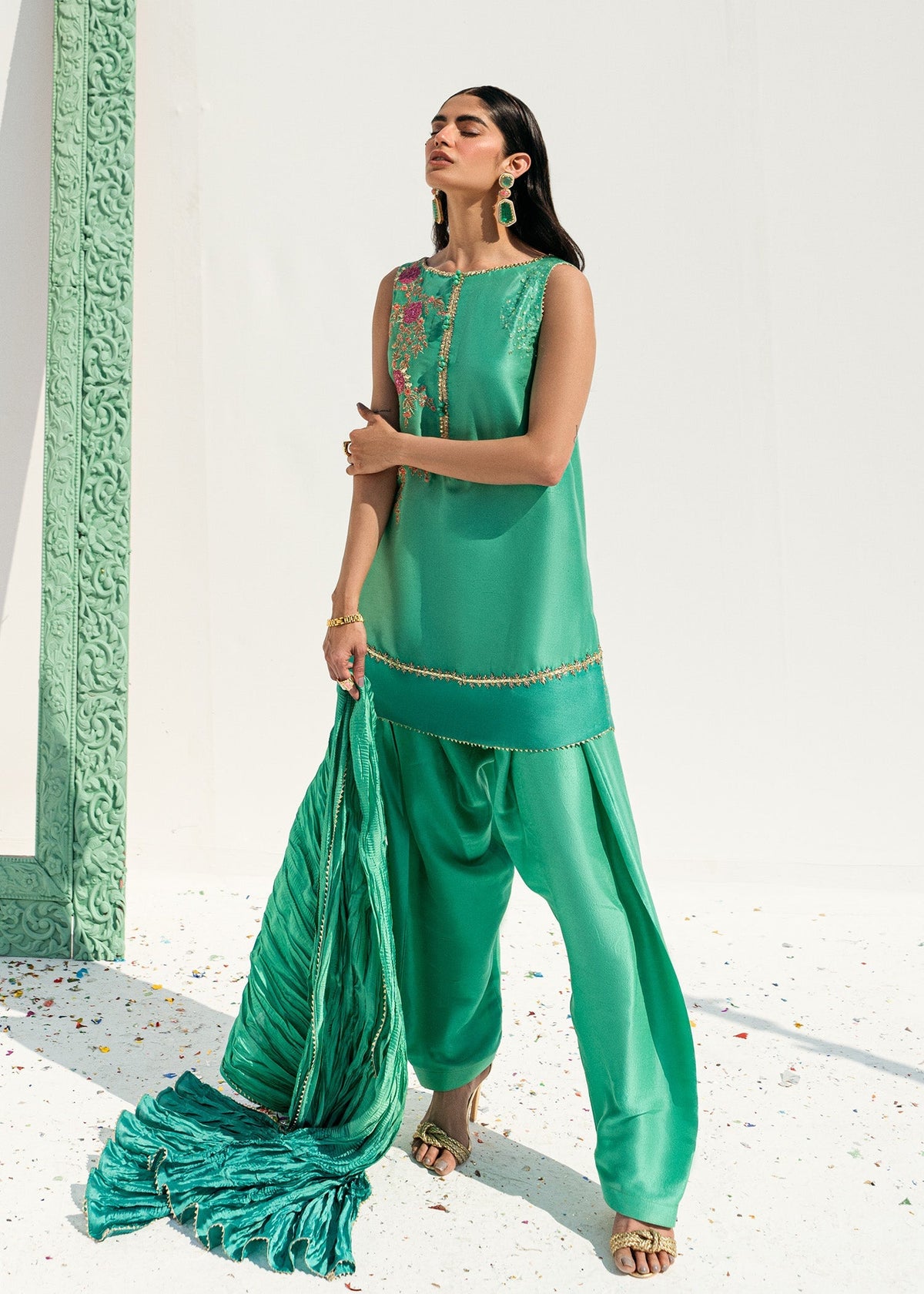 Umsha | Confetti 25 | GEMSTONE FEST by Umsha - Designer Dress - Type: Ladies Clothes - Available at Libayah - 100% Original