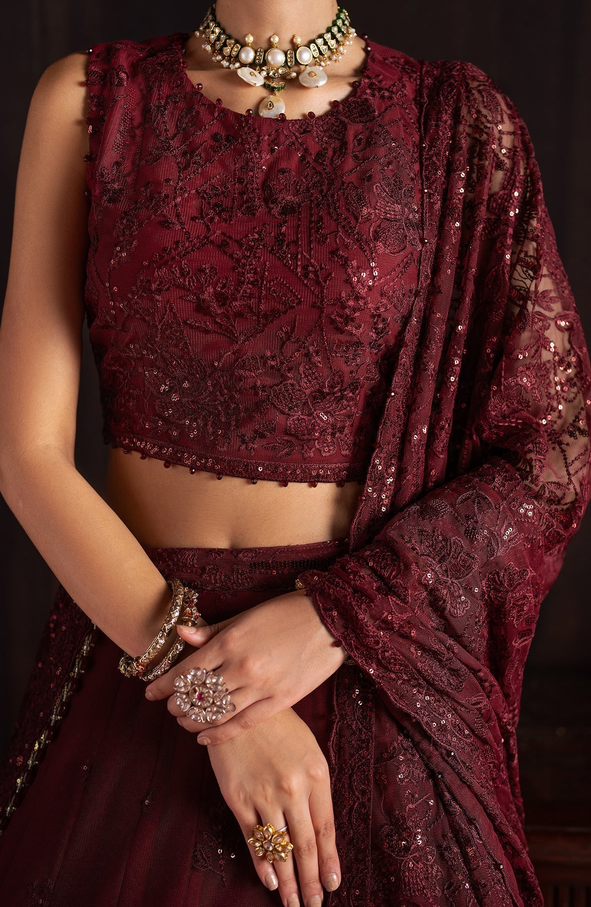 Zarif | Rouge Formals | ZRW 02 MABEL by Zarif - Designer Dress - Type: Formal - Available at Libayah - 100% Original
