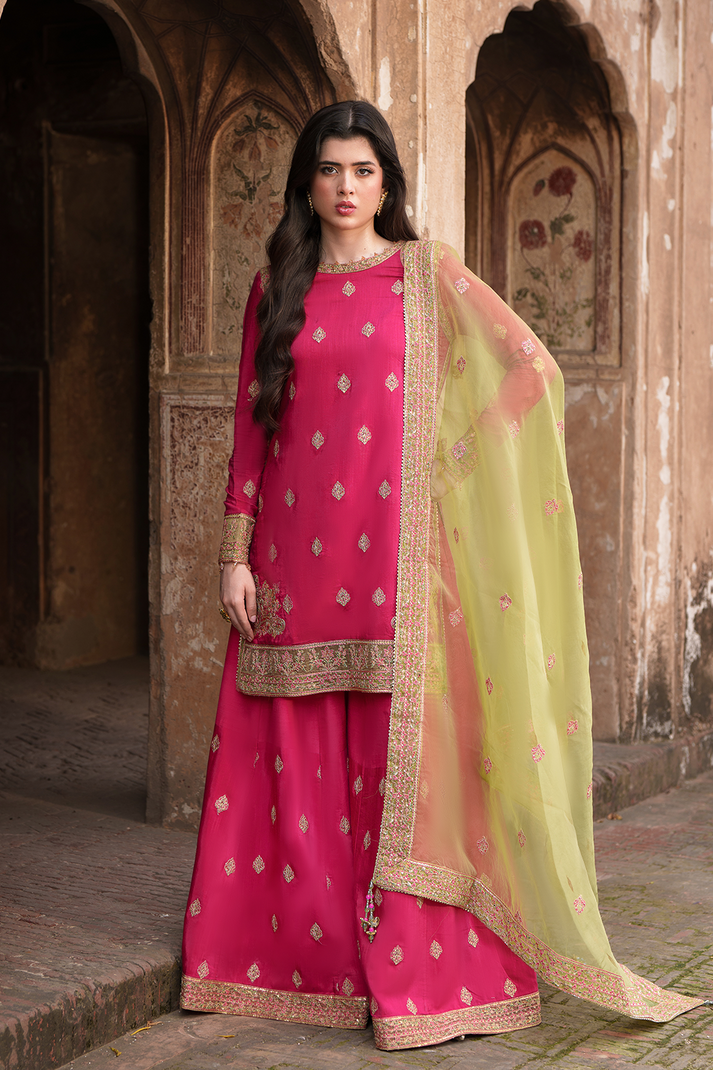 CELESTE – authentic Pakistani formal dress from the Saad Sheikh Zaria Festive Pret 25 collection for women in the UK