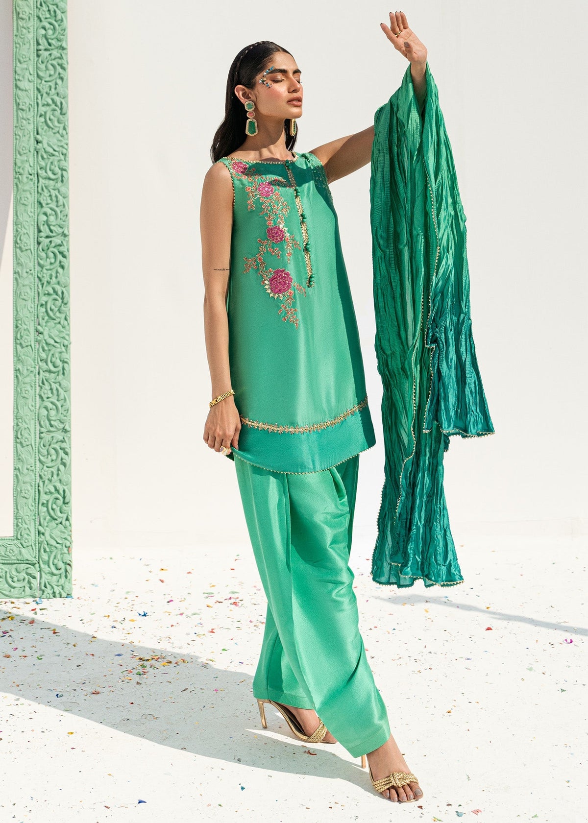 Umsha | Confetti 25 | GEMSTONE FEST by Umsha - Designer Dress - Type: Ladies Clothes - Available at Libayah - 100% Original