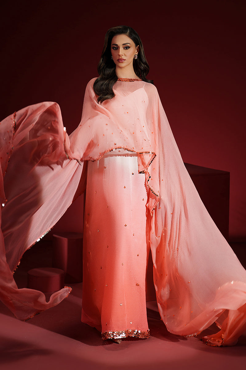Fozia Khalid | Ombre Luxe | Opulent - Designer Dress - Type : Ladies Clothes - Available at Libayah - 100% Original