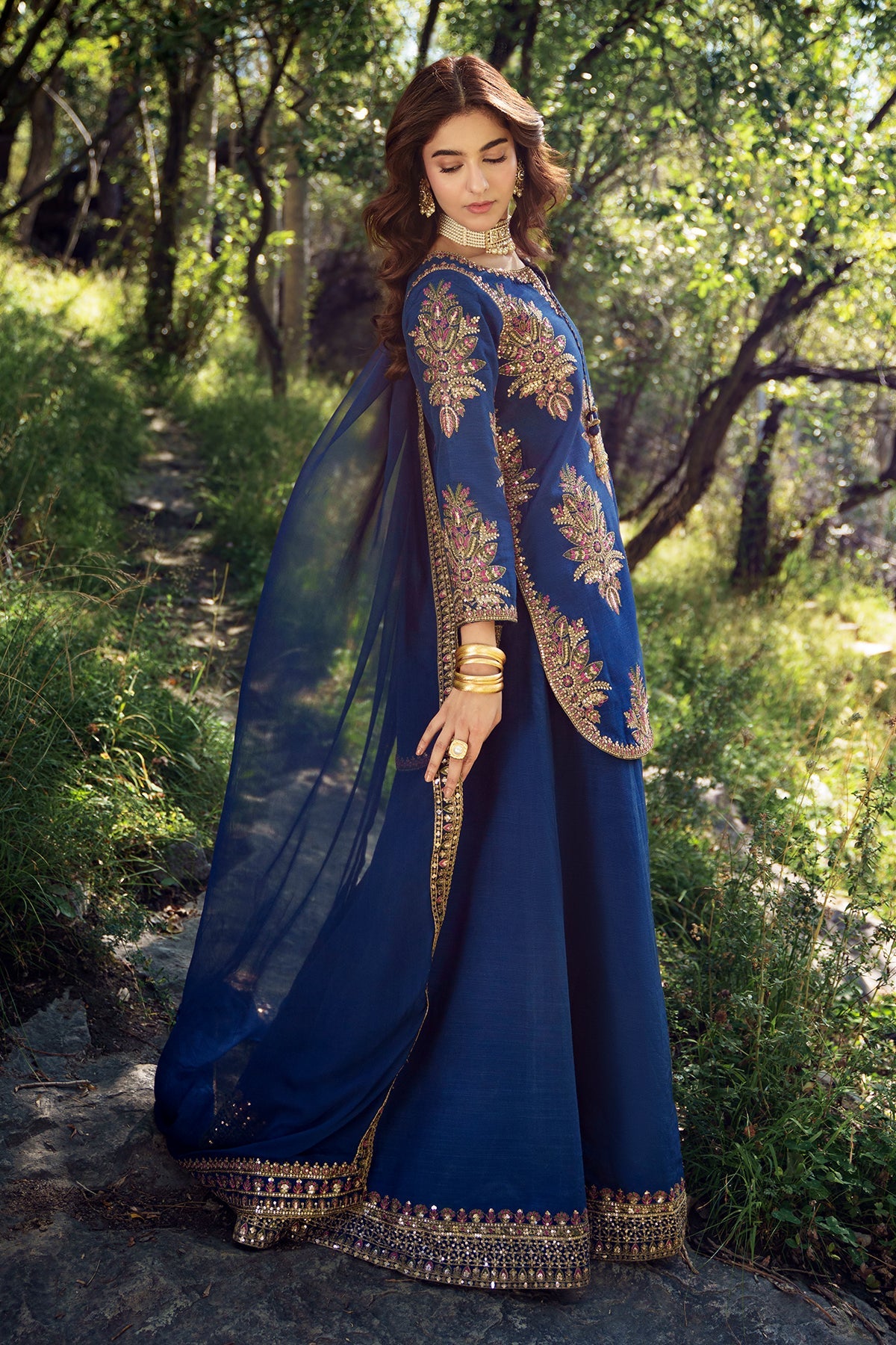 Charizma | Festive Pret | Embroidered Raw Silk CMA-6-440 by Charizma - Designer Dress  - Type : Ladies Clothes - Available at Libayah - 100% Original 