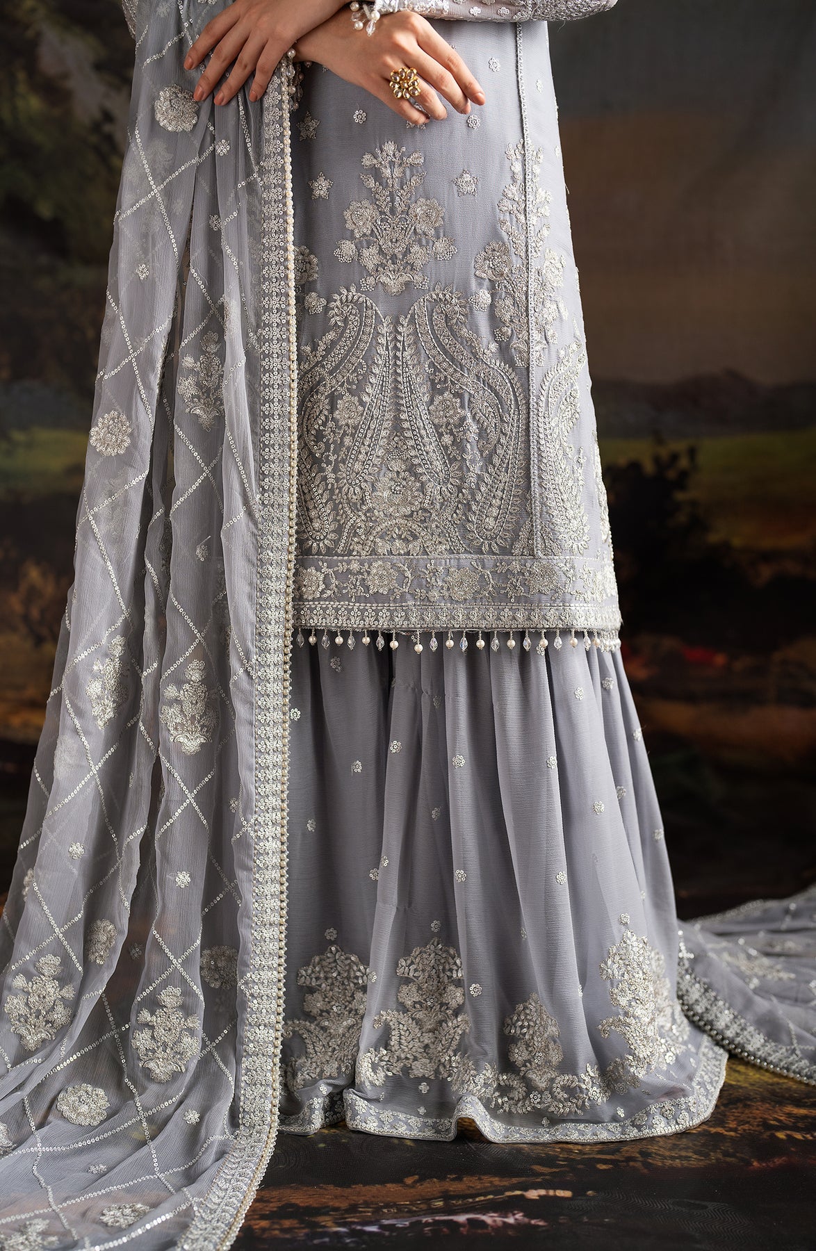 Zarif | Rouge Formals | ZRW 03 ADELINE by Zarif - Designer Dress - Type: Formal - Available at Libayah - 100% Original