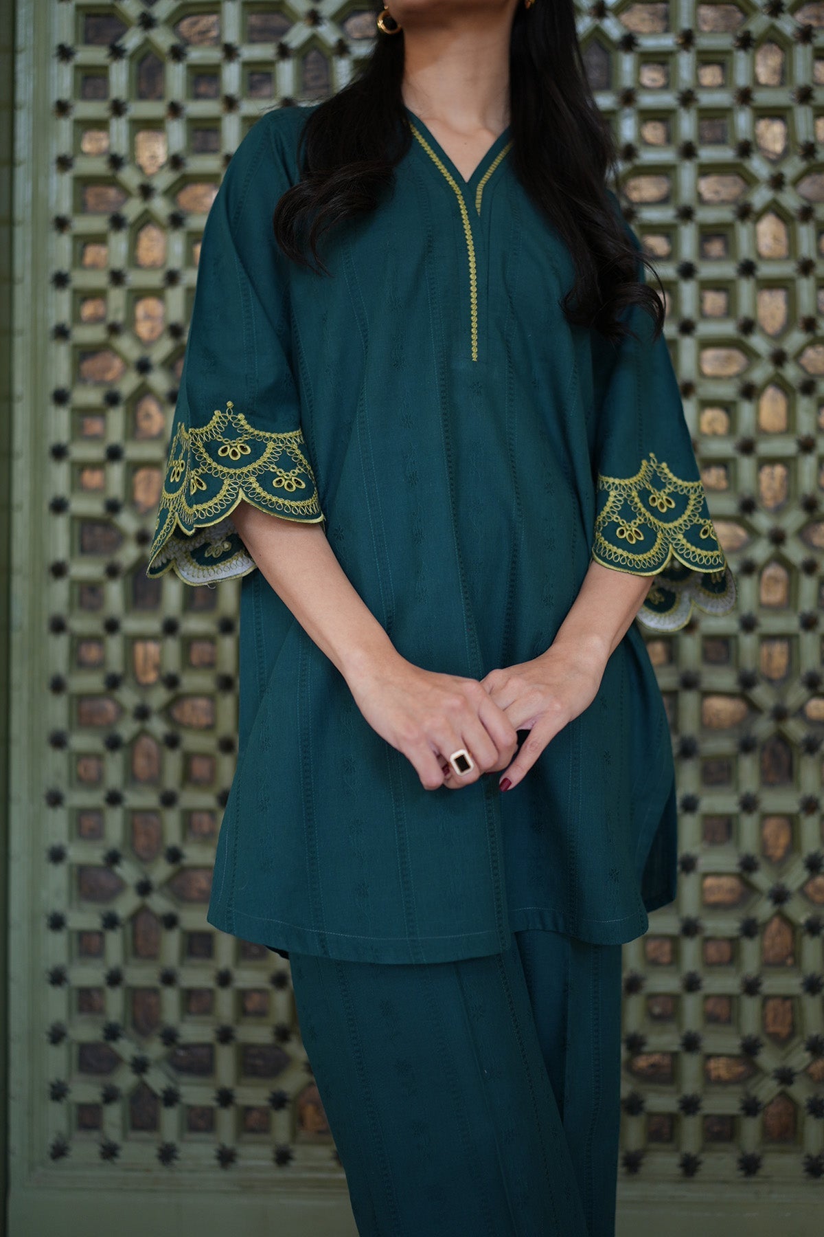 Sahar | Ready to Wear Basics | Meadowscape by Sahar - Designer Dress - Type: Ladies Clothes - Available at Libayah - 100% Original