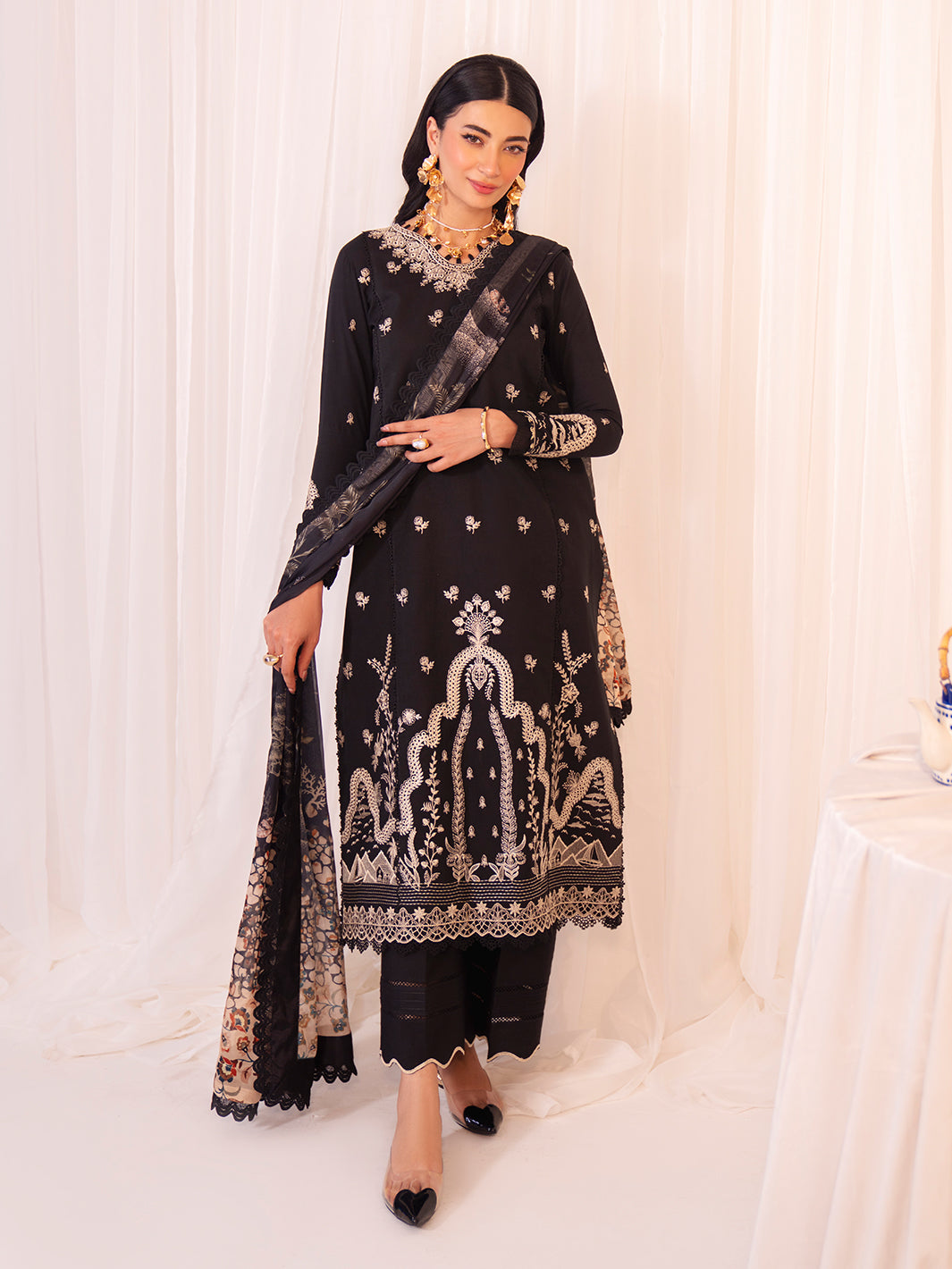 Faiza Faisal | Celine Eid 25 | ADELE by Faiza Faisal - Designer Dress - Type: Ladies Clothes - Available at Libayah - 100% Original