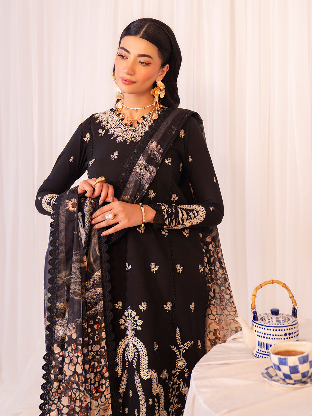Faiza Faisal | Celine Eid 25 | ADELE by Faiza Faisal - Designer Dress - Type: Ladies Clothes - Available at Libayah - 100% Original