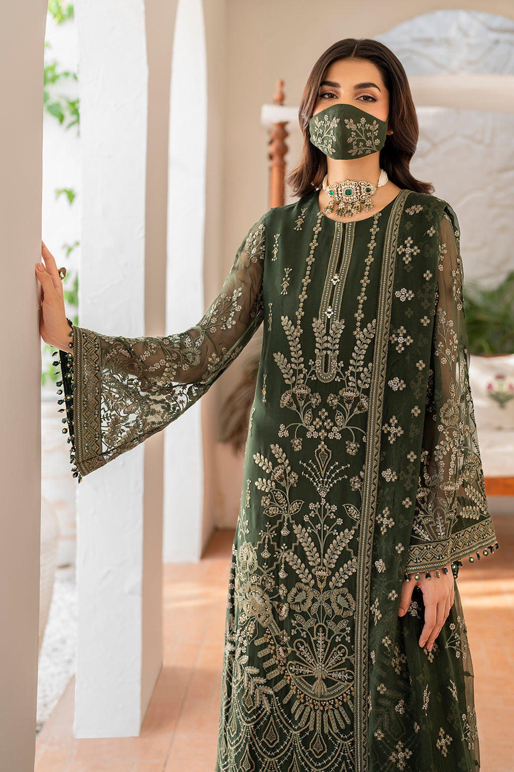 Flossie | Naqsh Formals | S-1401 by Flossie - Designer Dress - Type: Ladies Clothes - Available at Libayah - 100% Original