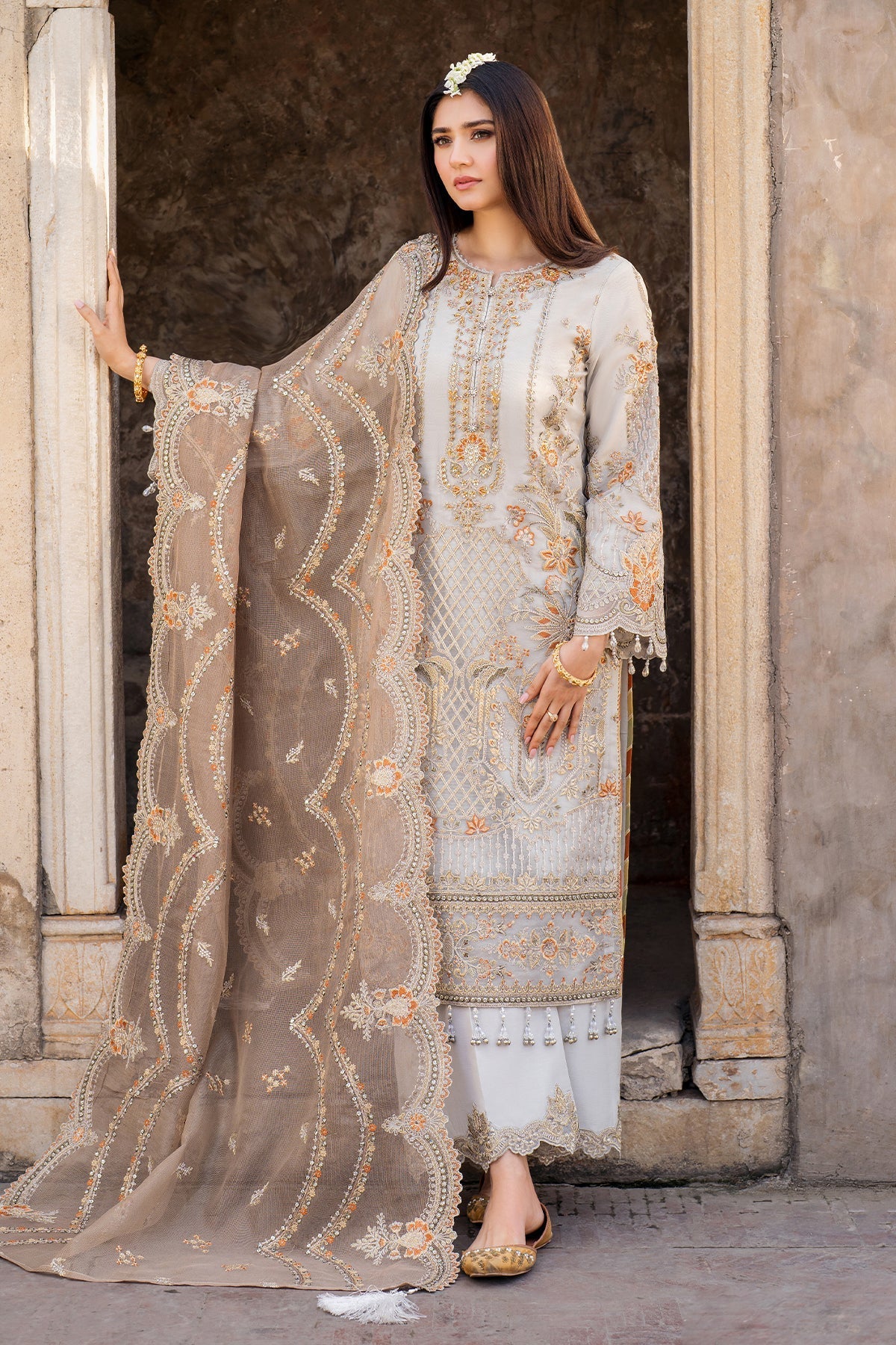 Imrozia Premium | Meeras Luxury Eid 25 | I-223 NEELAM by Imrozia Premium - Designer Dress - Type: Ladies Clothes - Available at Libayah - 100% Original