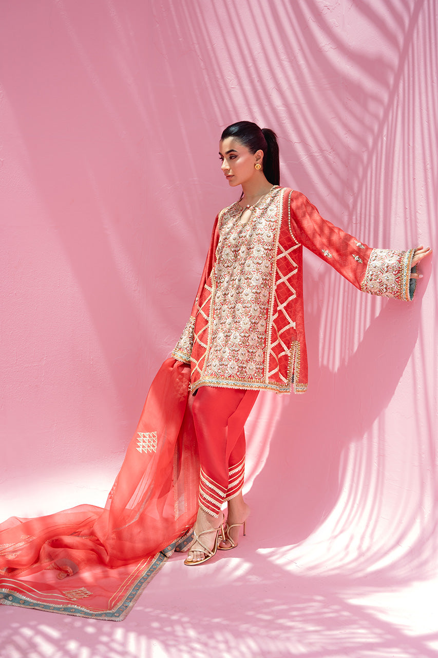 Sania Maskatiya | Summer Festive 26 | Juju by Sania Maskatiya - Designer Dress  - Type : Ladies Clothes - Available at Libayah - 100% Original 