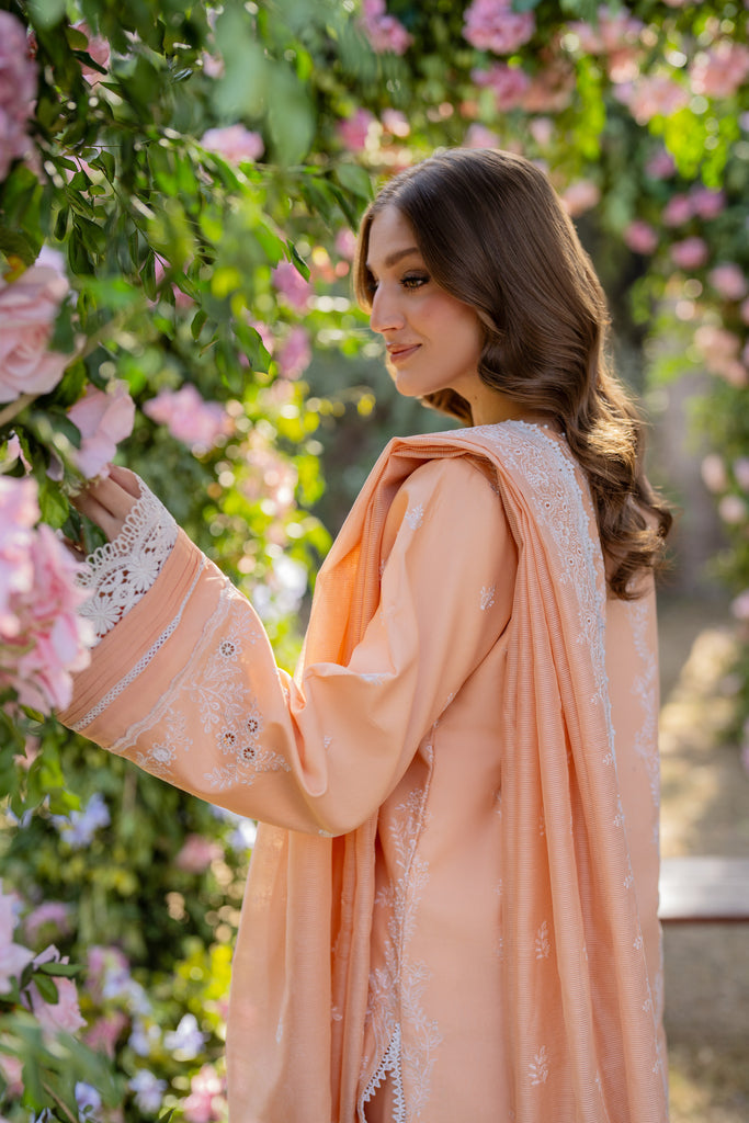 Florent | Chikankari Eid 25 | FLC-1B by Florent - Designer Dress - Type: Ladies Clothes - Available at Libayah - 100% Original