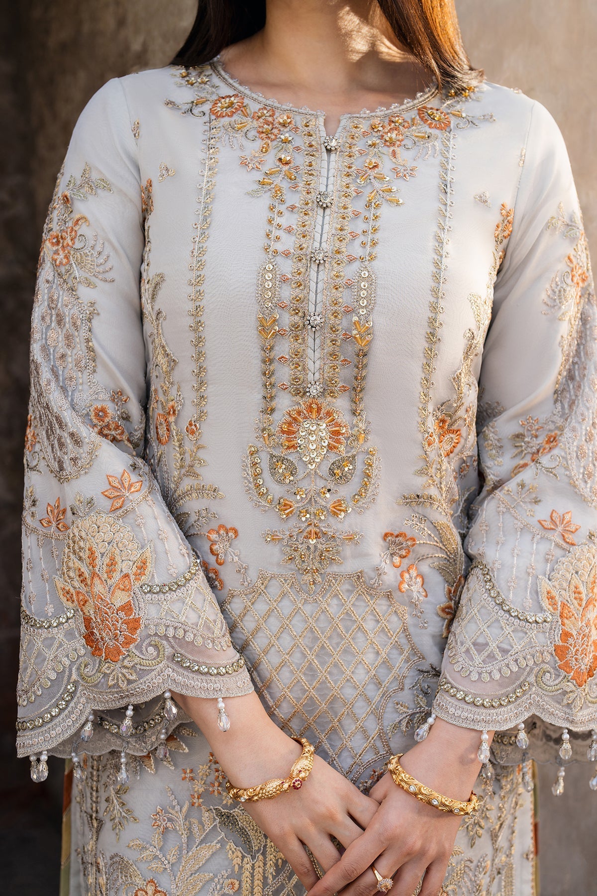 Imrozia Premium | Meeras Luxury Eid 25 | I-223 NEELAM by Imrozia Premium - Designer Dress - Type: Ladies Clothes - Available at Libayah - 100% Original