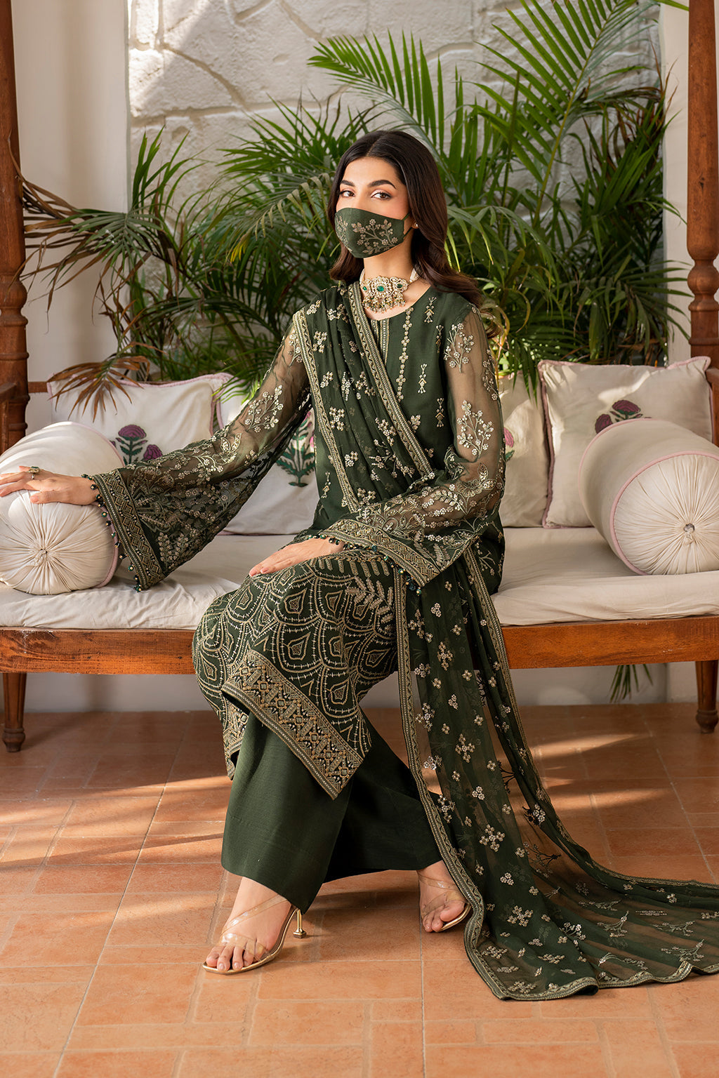 Flossie | Naqsh Formals | S-1401 by Flossie - Designer Dress - Type: Ladies Clothes - Available at Libayah - 100% Original