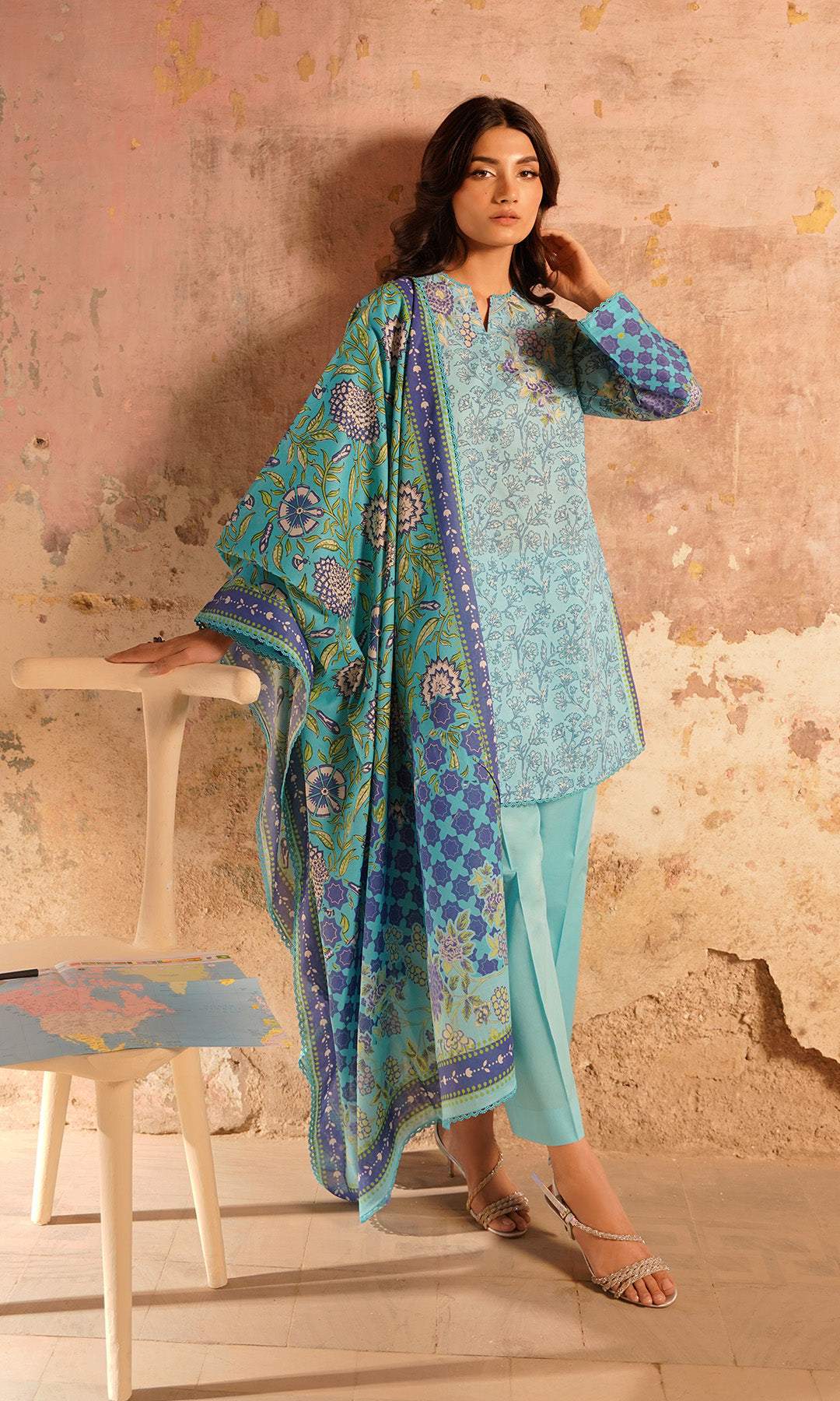 Sahar | Selene Vol 2 | Cerulean Haven by Sahar - Designer Dress - Type: Ladies Clothes - Available at Libayah - 100% Original