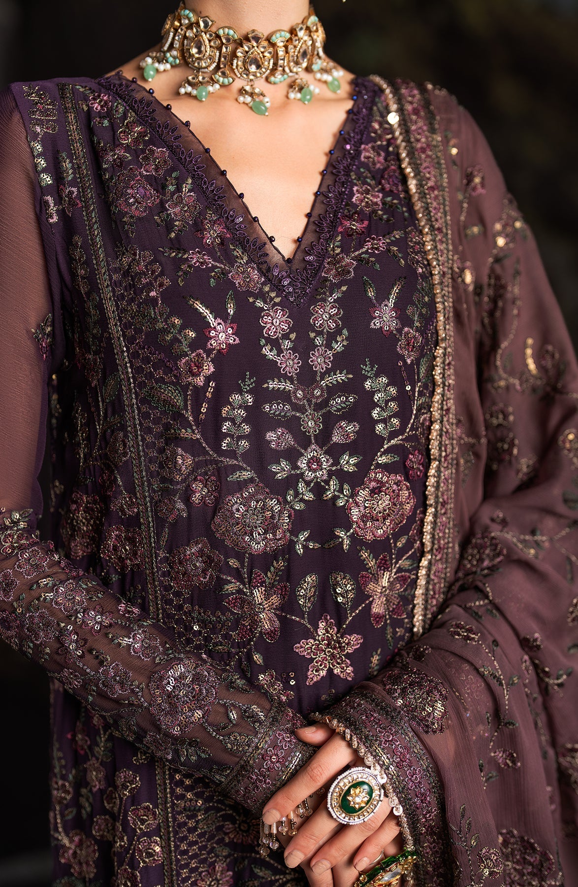 Zarif | Rouge Formals | ZRW 08 HANNAH by Zarif - Designer Dress - Type: Formal - Available at Libayah - 100% Original