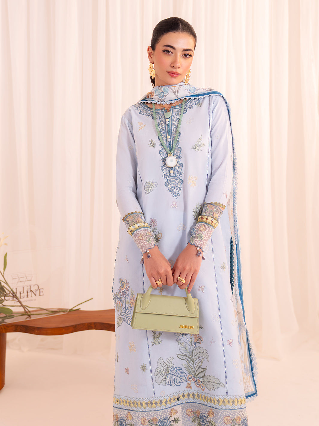 Faiza Faisal | Celine Eid 25 | ROMY by Faiza Faisal - Designer Dress - Type: Ladies Clothes - Available at Libayah - 100% Original