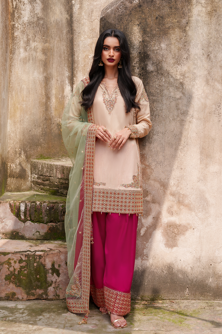 SIERRA – authentic Pakistani formal dress from the Saad Shaikh Zaria Festive Pret 25 collection for women in the UK