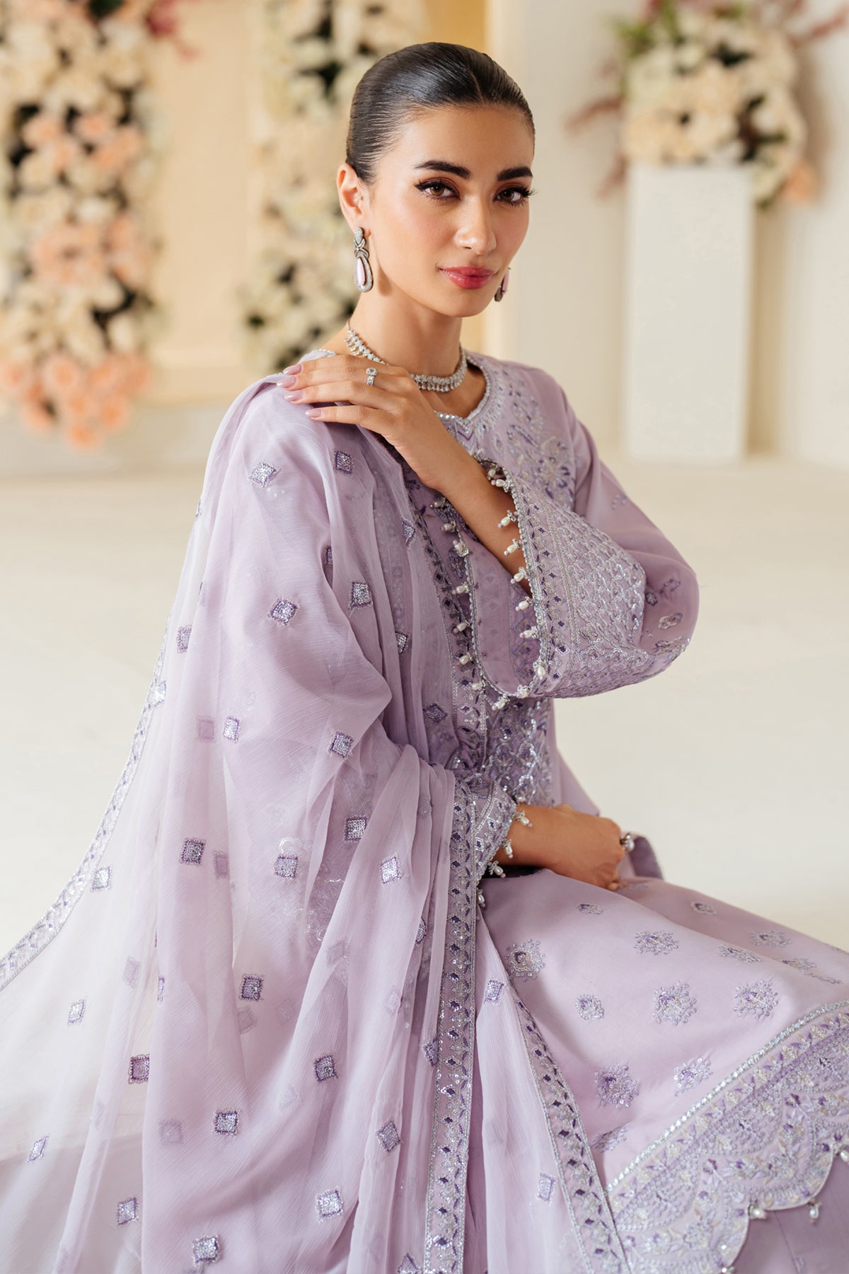 Alizeh | Luxury Raw Silk | AF-RS-02-BERRY by Alizeh - Designer Dress - Type: Ladies Clothes - Available at Libayah - 100% Original