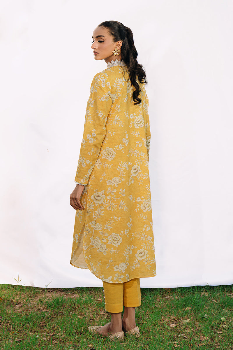 Cross Stitch | Daily Wear | ROYAL YELLOW by Cross Stitch - Designer Dress - Type: Casuals - Available at Libayah - 100% Original