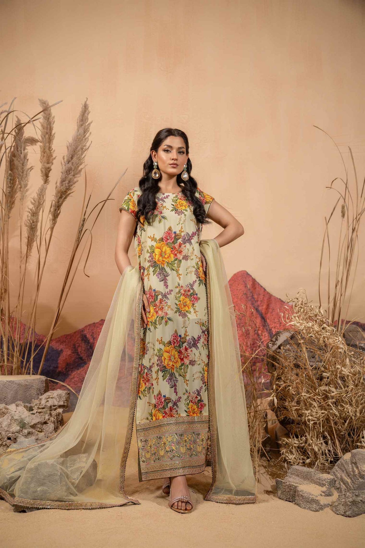 Hemstitch | Afsana Vol 2 | FIORA by Hemstitch - Designer Dress - Type: Ladies Clothes - Available at Libayah - 100% Original
