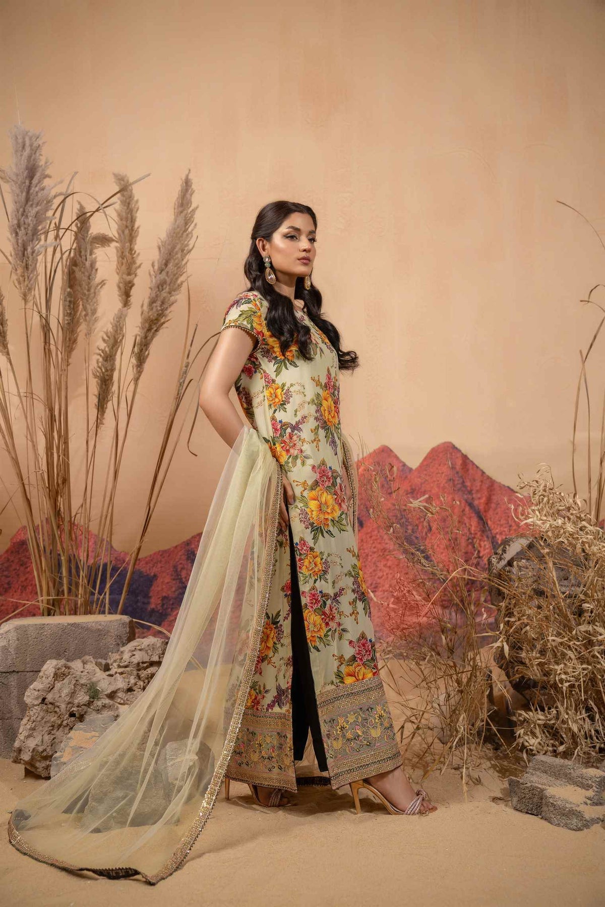 Hemstitch | Afsana Vol 2 | FIORA by Hemstitch - Designer Dress - Type: Ladies Clothes - Available at Libayah - 100% Original