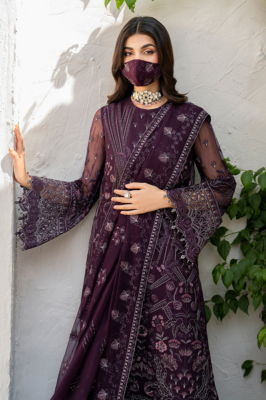 Flossie | Naqsh Formals | S-1409 by Flossie - Designer Dress - Type: Ladies Clothes - Available at Libayah - 100% Original