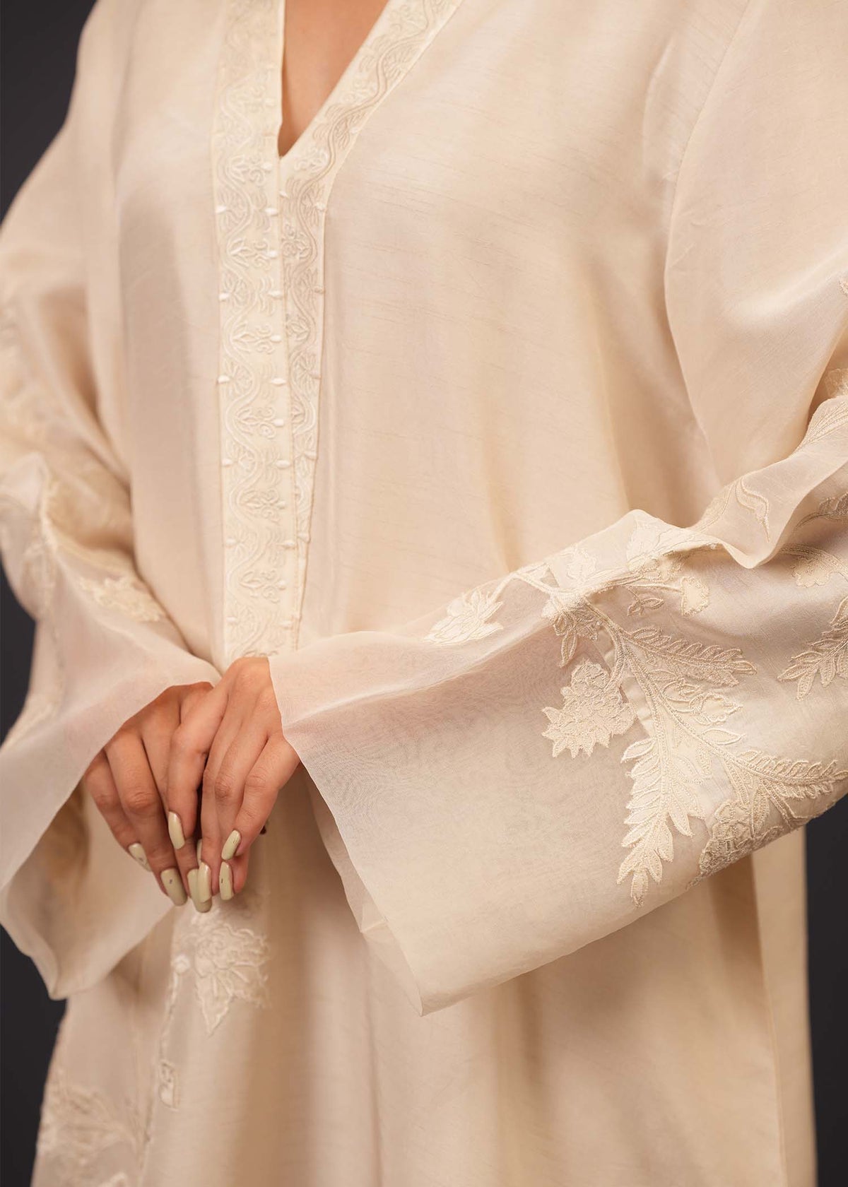 Mahgul | Emerald Hill Formals | Ivory Hill by Mahgul - Designer Dress - Type: Ladies Clothes - Available at Libayah - 100% Original
