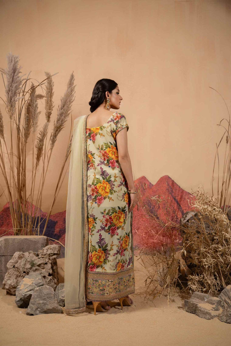 Hemstitch | Afsana Vol 2 | FIORA by Hemstitch - Designer Dress - Type: Ladies Clothes - Available at Libayah - 100% Original