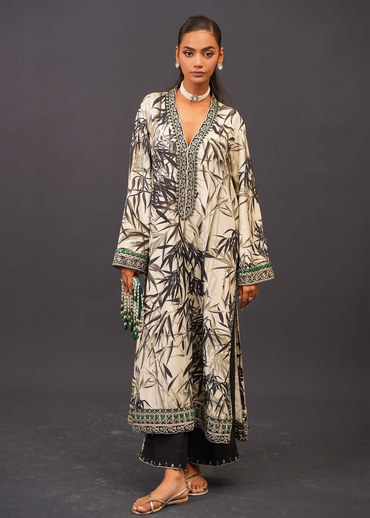 Mahgul | Emerald Hill Formals | Bamboo Jade by Mahgul - Designer Dress - Type: Ladies Clothes - Available at Libayah - 100% Original