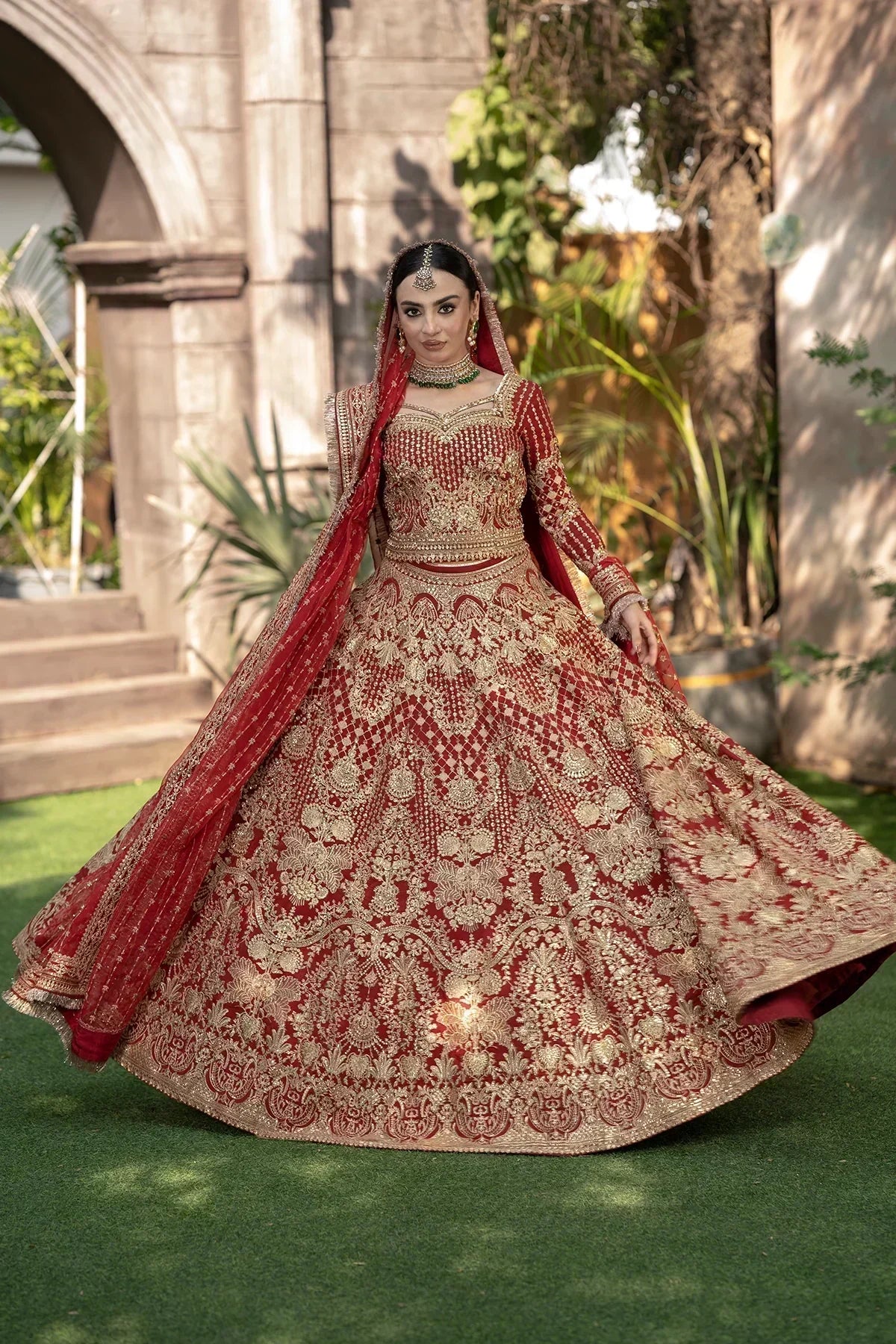 Erum Khan | Jahan Wedding 23 | Meharbano by Erum Khan - Designer Dress  - Type : Wedding Dress - Available at Libayah - 100% Original 