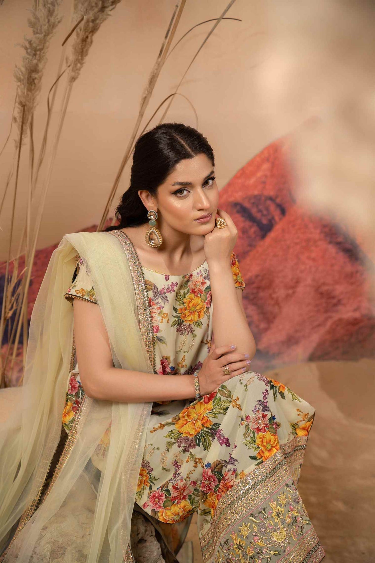 Hemstitch | Afsana Vol 2 | FIORA by Hemstitch - Designer Dress - Type: Ladies Clothes - Available at Libayah - 100% Original