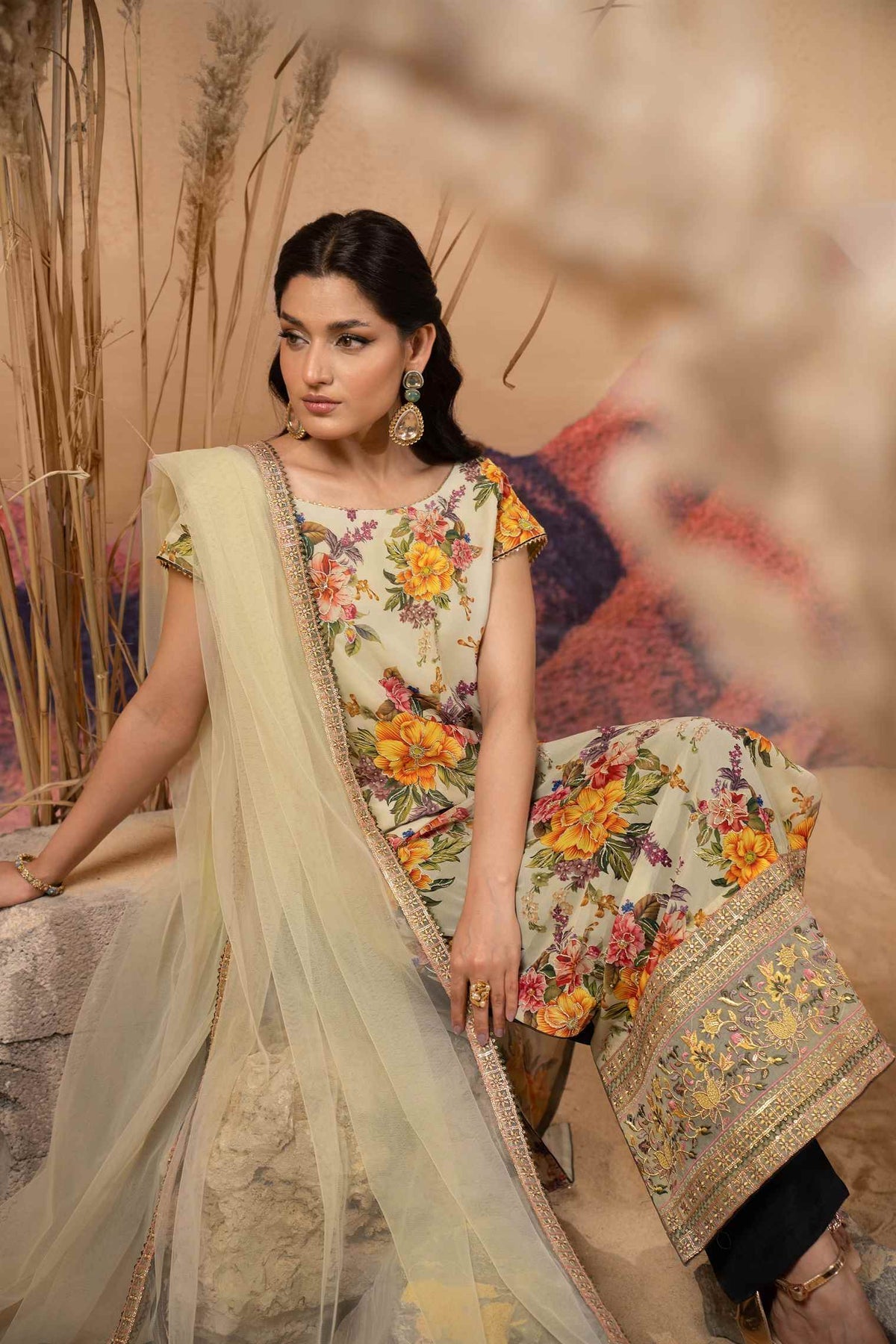 Hemstitch | Afsana Vol 2 | FIORA by Hemstitch - Designer Dress - Type: Ladies Clothes - Available at Libayah - 100% Original